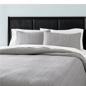 Hearth and Hand Gray Duvet Cover F/Q